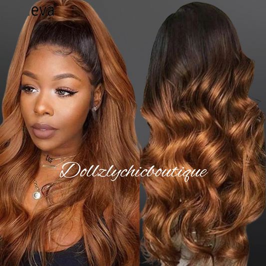 Ginger Ombre Body Wave HD Lace Front Wig