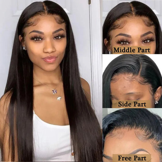 Straight HD Lace Front Wigs