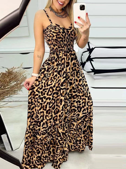 Leopard Sweetheart Cami Dress